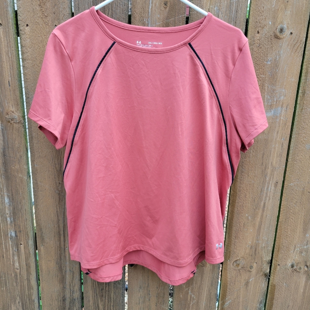 Under Armour Women's Dusty Rose Short Sleeve Athletic Top